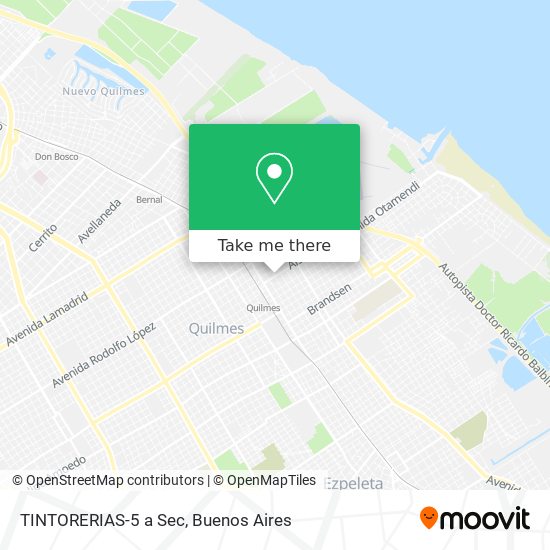 Mapa de TINTORERIAS-5 a Sec