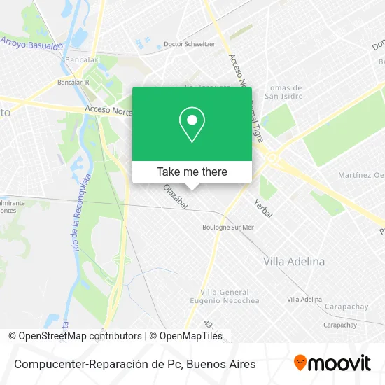 Compucenter-Reparación de Pc map