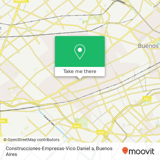 Construcciones-Empresas-Vico Daniel a map