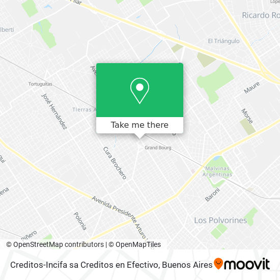 Mapa de Creditos-Incifa sa Creditos en Efectivo