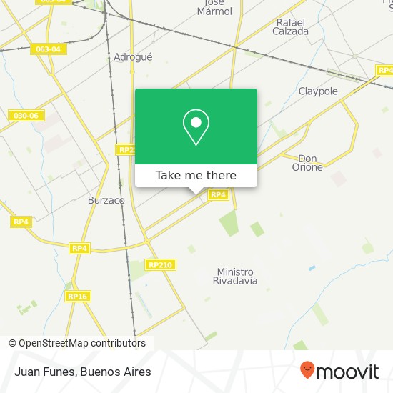 Mapa de Juan Funes