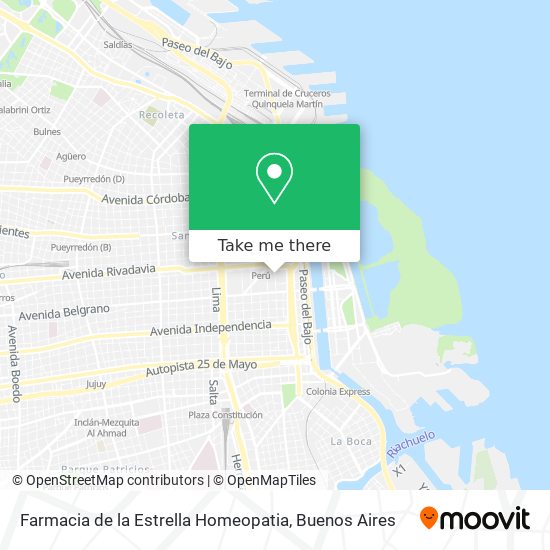 Mapa de Farmacia de la Estrella Homeopatia