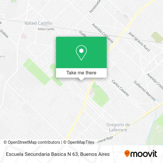 Escuela Secundaria Basica N 63 map