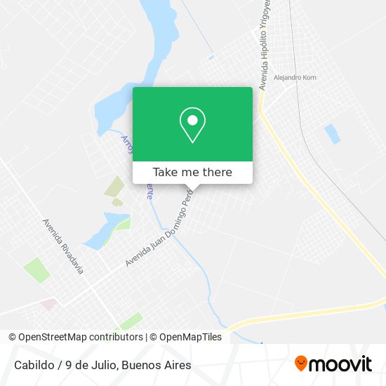 Mapa de Cabildo / 9 de Julio