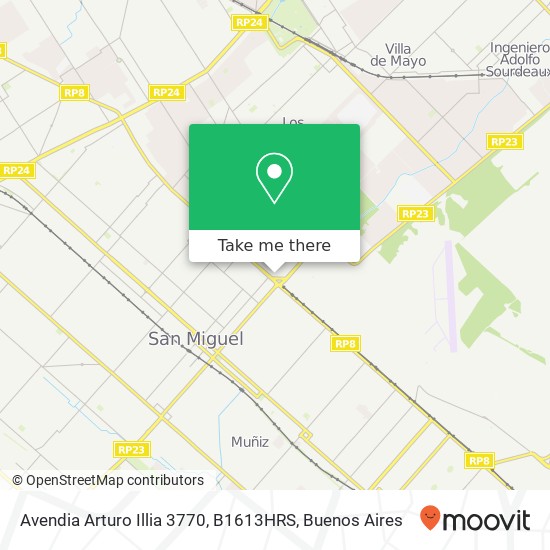 Mapa de Avendia Arturo Illia 3770, B1613HRS