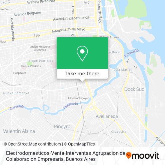 Electrodomesticos-Venta-Interventas Agrupacion de Colaboracion Empresaria map