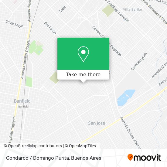 Condarco / Domingo Purita map