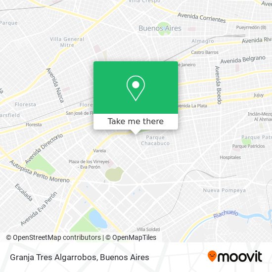 Granja Tres Algarrobos map