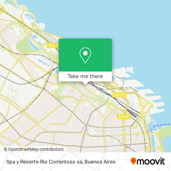 Spa y Resorts-Rio Correntoso sa map
