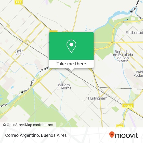 Correo Argentino map