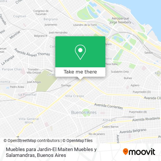 Muebles para Jardin-El Maiten Muebles y Salamandras map