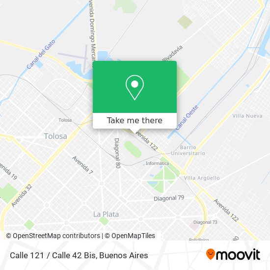 Calle 121 / Calle 42 Bis map