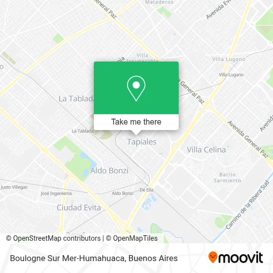 Boulogne Sur Mer-Humahuaca map