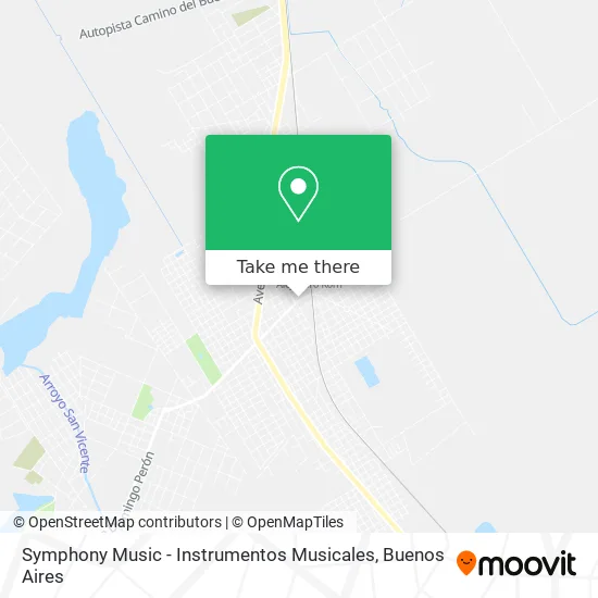 Mapa de Symphony Music - Instrumentos Musicales