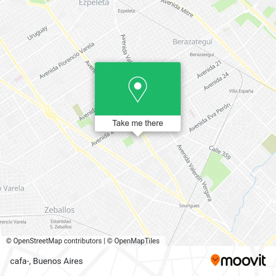 Mapa de cafa-