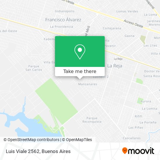 Luis Viale 2562 map