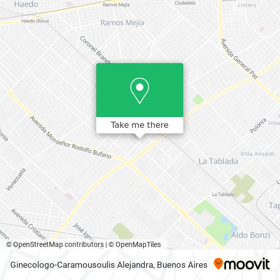 Mapa de Ginecologo-Caramousoulis Alejandra