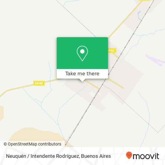 Neuquén / Intendente Rodríguez map