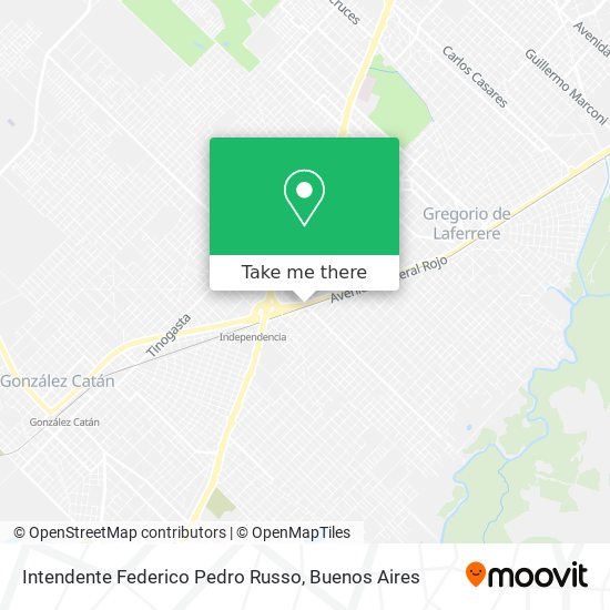 Intendente Federico Pedro Russo map