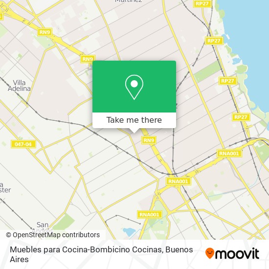 Muebles para Cocina-Bombicino Cocinas map