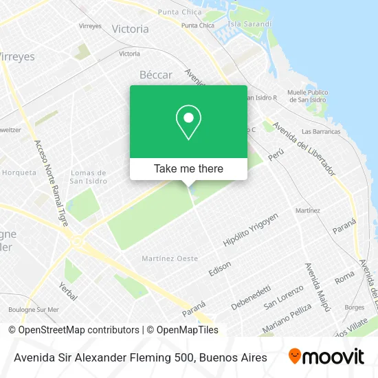 Mapa de Avenida Sir Alexander Fleming 500
