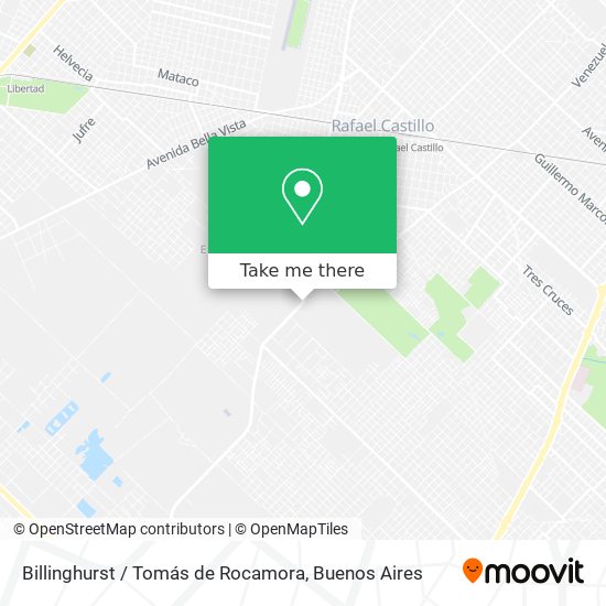 Mapa de Billinghurst / Tomás de Rocamora