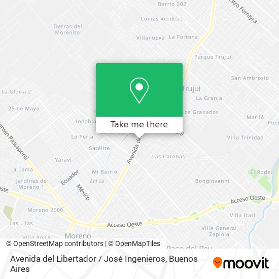 Avenida del Libertador / José Ingenieros map
