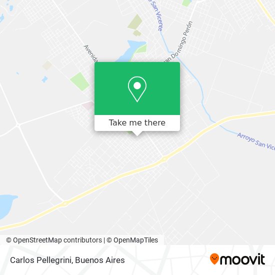 Mapa de Carlos Pellegrini