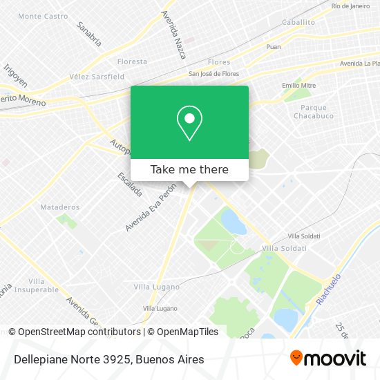 Mapa de Dellepiane Norte 3925