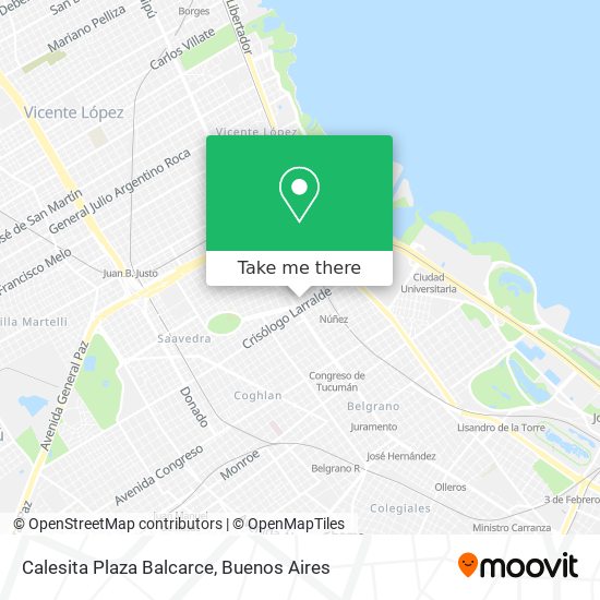 Calesita Plaza Balcarce map