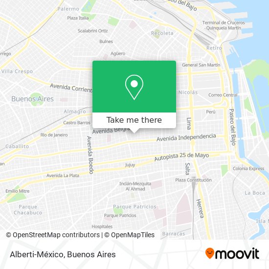 Alberti-México map
