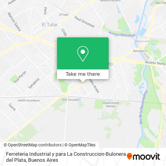 Ferreteria Industrial y para La Construccion-Bulonera del Plata map