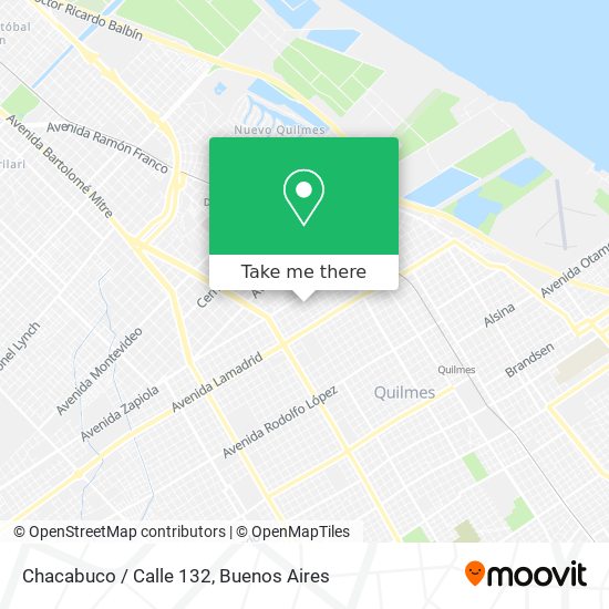 Mapa de Chacabuco / Calle 132