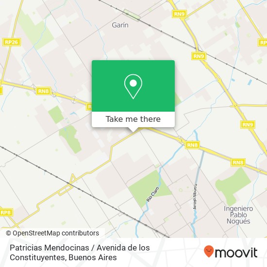 Patricias Mendocinas / Avenida de los Constituyentes map