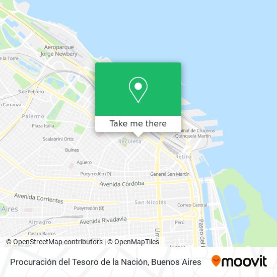 Procuración del Tesoro de la Nación map