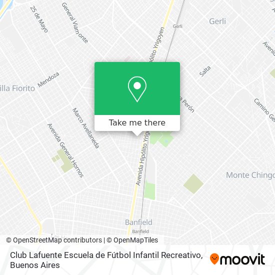 Mapa de Club Lafuente Escuela de Fútbol Infantil Recreativo
