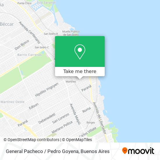 General Pacheco / Pedro Goyena map