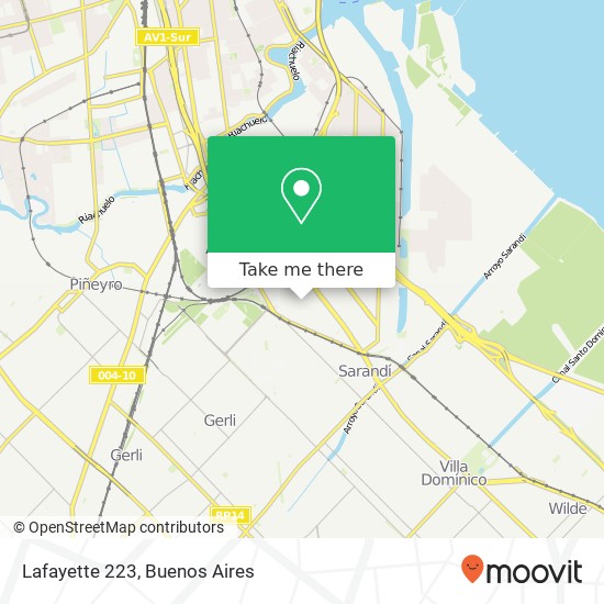Mapa de Lafayette 223