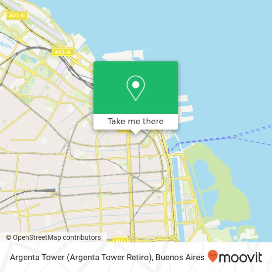 Argenta Tower (Argenta Tower Retiro) map