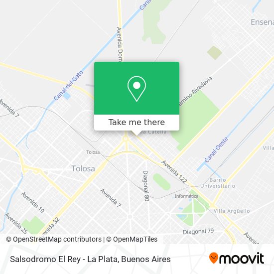 Mapa de Salsodromo El Rey - La Plata