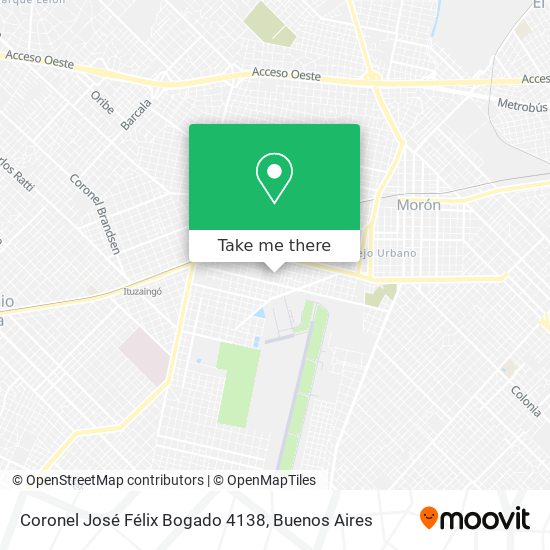 Coronel José Félix Bogado 4138 map