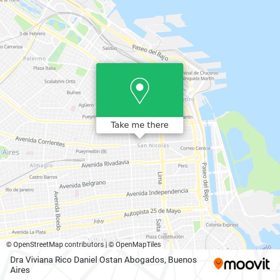 Dra Viviana Rico Daniel Ostan Abogados map