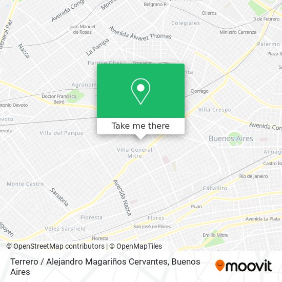 Terrero / Alejandro Magariños Cervantes map