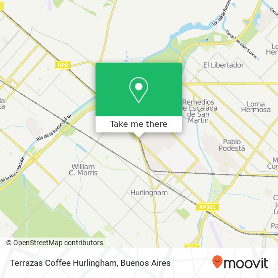 Terrazas Coffee Hurlingham map