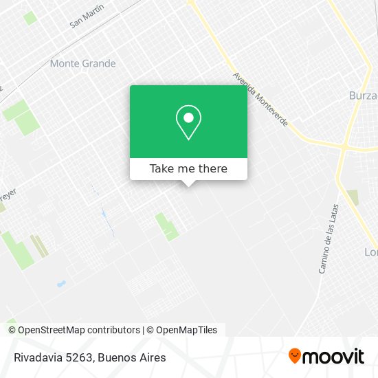 Mapa de Rivadavia 5263
