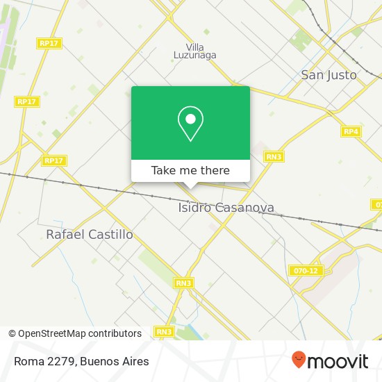 Roma 2279 map