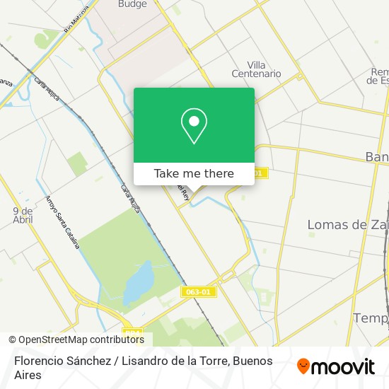 Florencio Sánchez / Lisandro de la Torre map