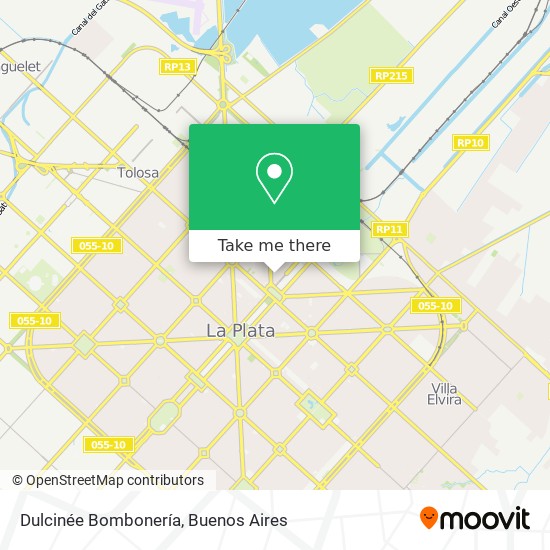 Dulcinée Bombonería map