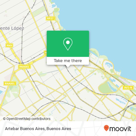 Artebar Buenos Aires map