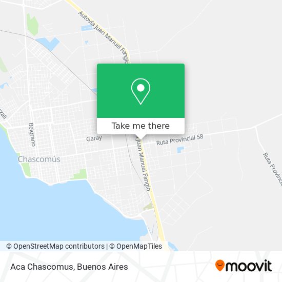 Mapa de Aca Chascomus
